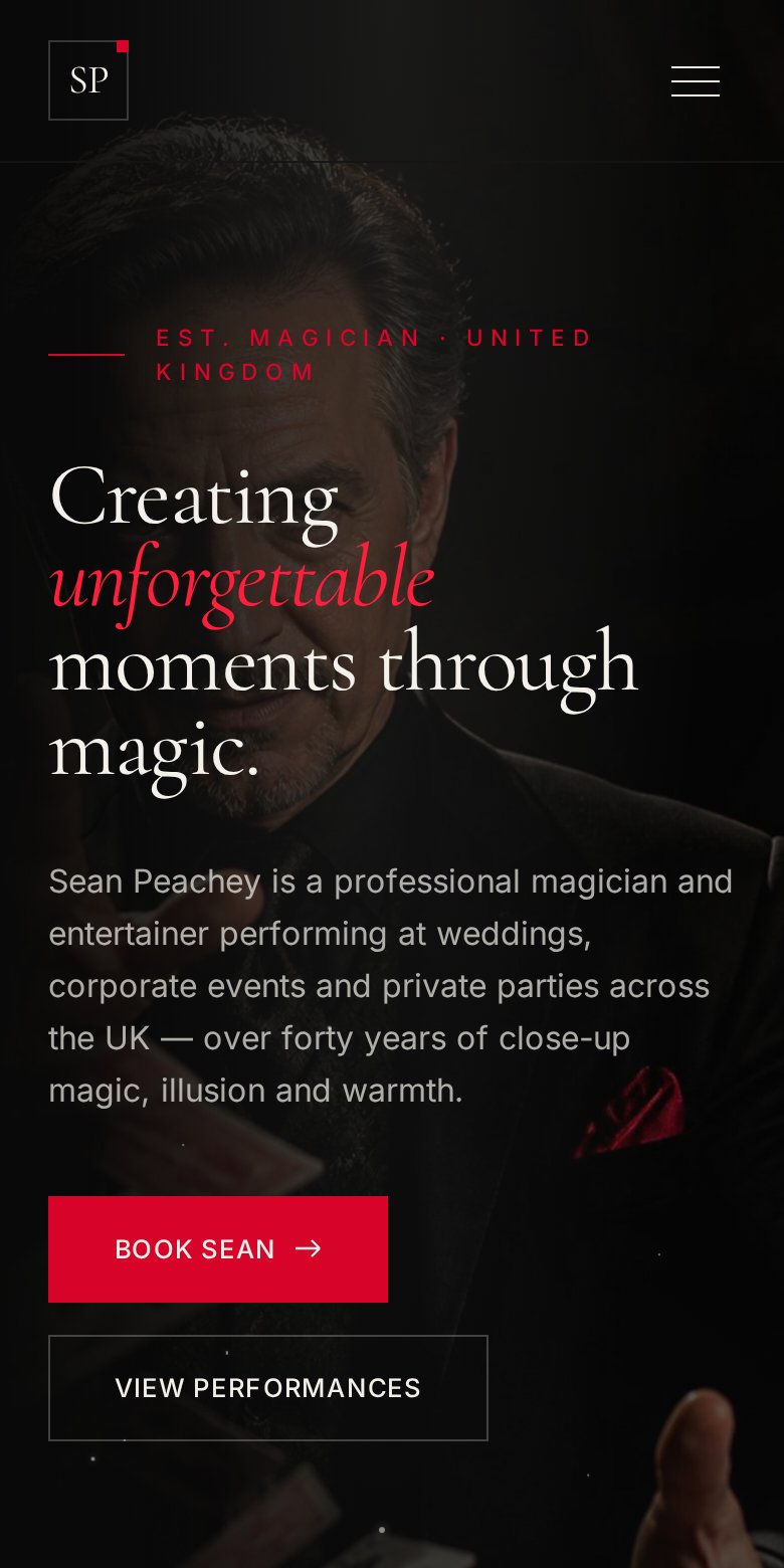 Peachey Magic — mobile preview